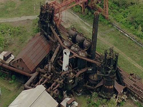 An abandoned steel mill near Rankin, PA -- XYDEXX.COM