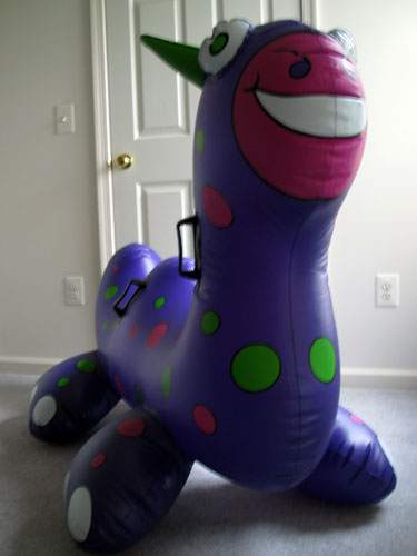 xydexx's huge purple inflatable sea monster