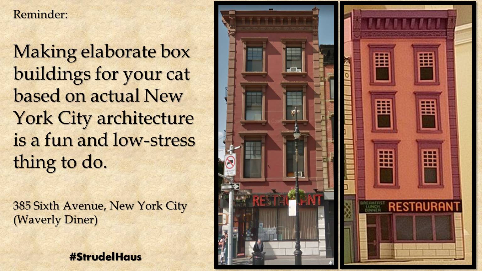 385 Sixth Avenue - Waverly Diner, New York City, NY. Photo by XYDEXX.